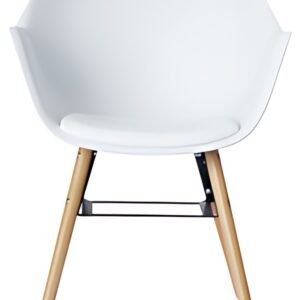 PAPERFLOW Chaise visiteur "WISEMAN", ensemble de 2, blanc