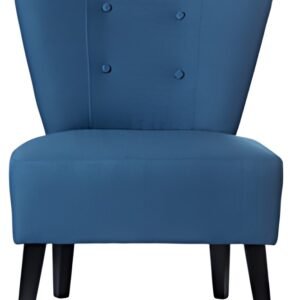 PAPERFLOW Fauteuil visiteur "Brighton", bleu / noir