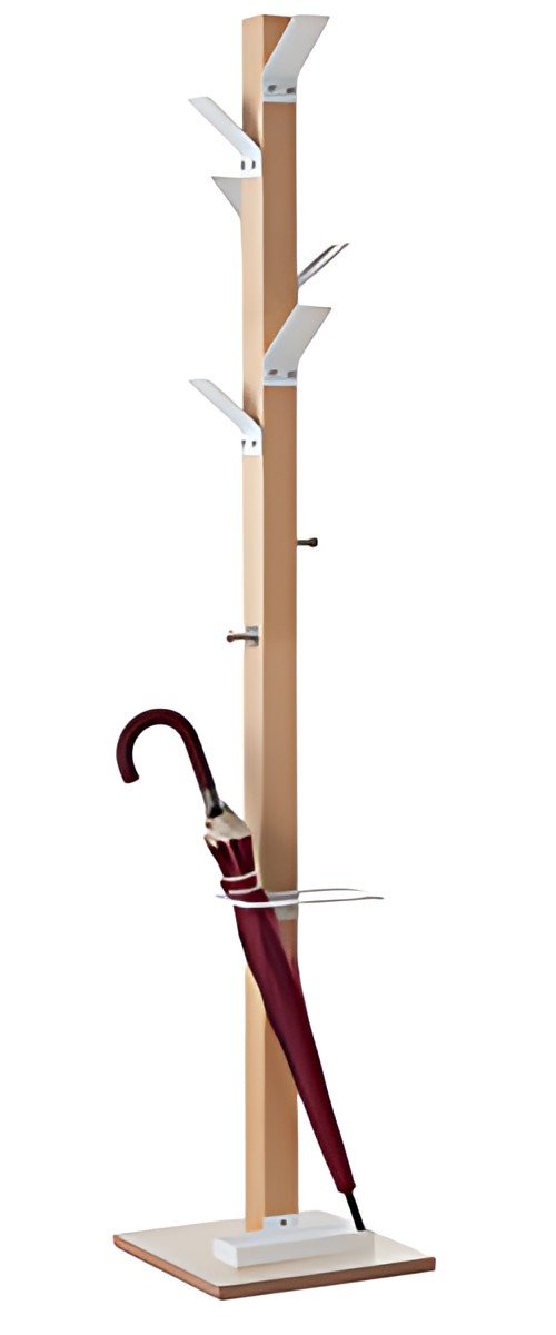PAPERFLOW Portemanteau "easyCloth", porte-parapluie, blanc