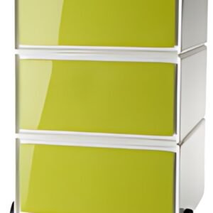 PAPERFLOW Caisson mobile "easyBox", 3 tiroirs, blanc / vert