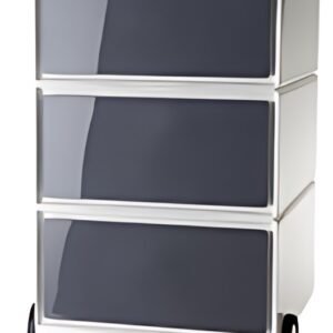PAPERFLOW Caisson mobile "easyBox", 3 tiroirs, blanc