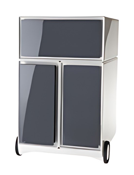 PAPERFLOW Caisson mobile "easyBox", 1 tiroir, blanc /