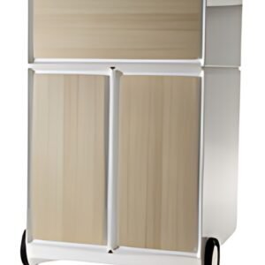PAPERFLOW Caisson mobile "easyBox", 1 tiroir, blanc / hêtre