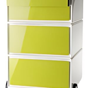 PAPERFLOW Caisson mobile "easyBox", 4 tiroirs, blanc/vert