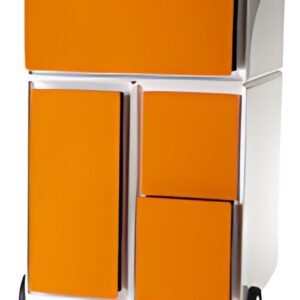 PAPERFLOW Caisson mobile "easyBox", 1 tiroir, blanc / orange