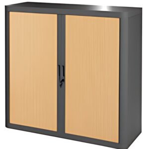PAPERFLOW Armoire à rideau easyOffice, 2 étagères