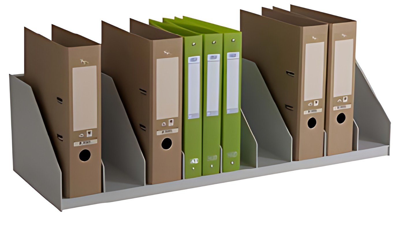 PAPERFLOW Trieur à cases fixes, 9 cases, gris