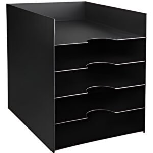PAPERFLOW Station de tri Formularbox, 5 compartiments, noir