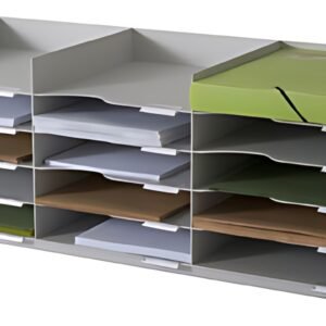 PAPERFLOW Station de tri Formularbox, 15 compartiments, gris