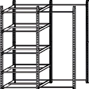 PAPERFLOW Etagère de stockage RANG'ECO, élément de base