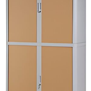 PAPERFLOW Armoire à rideau easyOffice, 4 étagères