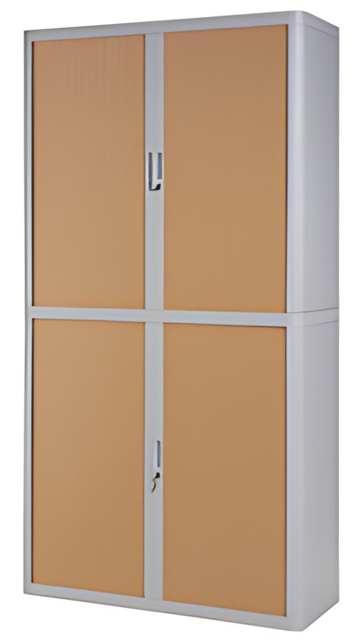 PAPERFLOW Armoire à rideau easyOffice, 4 étagères