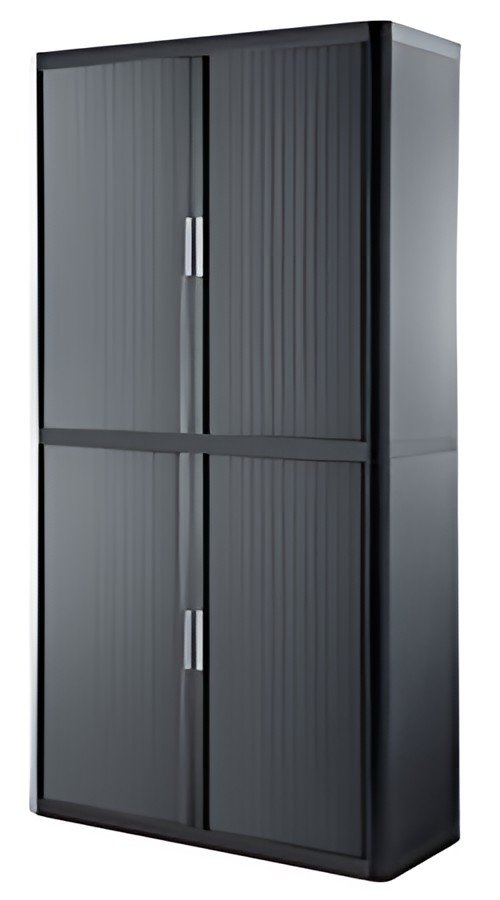 PAPERFLOW Armoire à rideau easyOffice, 4 étagères