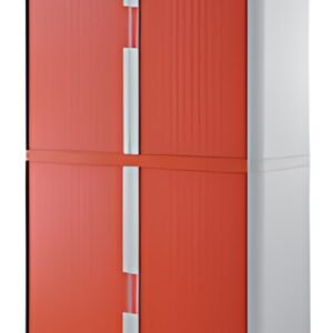 PAPERFLOW Armoire à rideau easyOffice, 4 étagères