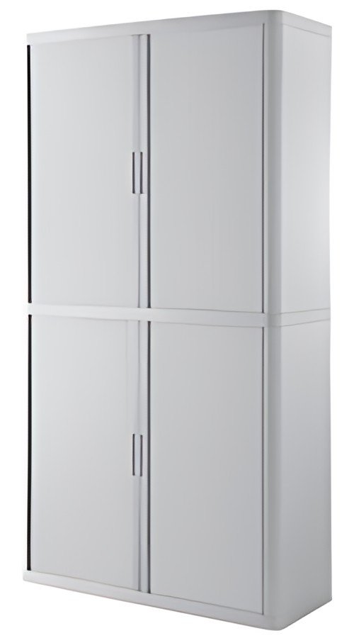 PAPERFLOW Armoire à rideau easyOffice, 4 étagères