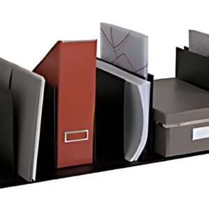 PAPERFLOW Trieur à cases flexibles, noir, 1.010 mm