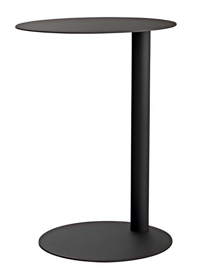 PAPERFLOW Table d'appoint EASYDESK, rond, anthracite
