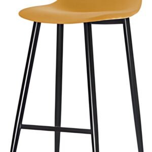 PAPERFLOW Tabouret de bar MUST, set de 2, safran