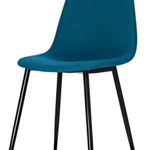 PAPERFLOW Chaise visiteur MUST, set de 2, bleu