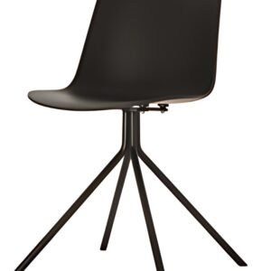 PAPERFLOW Chaise visiteur DN, set de 2, noir