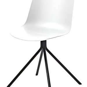 PAPERFLOW Chaise visiteur DN, set de 2, blanc