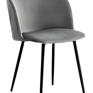 PAPERFLOW Chaise de conférence MUST, set de 2, noir/gris