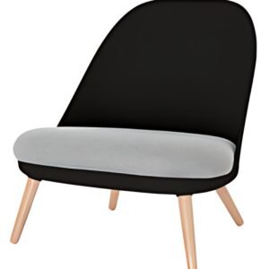 PAPERFLOW Fauteuil visiteur COCOON, noir