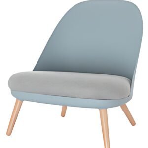 PAPERFLOW Fauteuil visiteur COCOON, gris