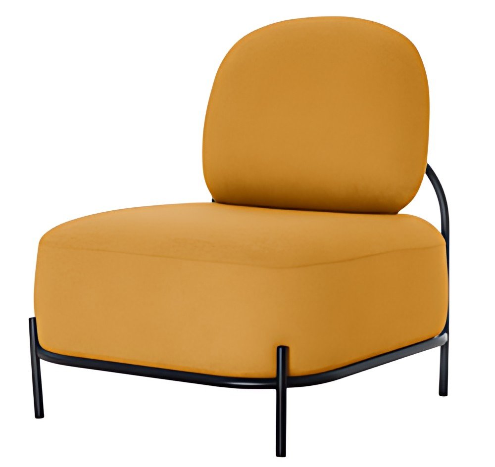 PAPERFLOW Fauteuil visiteur ADMIRAAL, safran