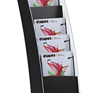 PAPERFLOW Porte-prospectus Courbo Slim, 6 casiers