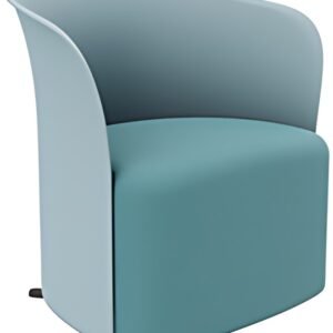 PAPERFLOW Fauteuil visiteur "CROWN", bleu