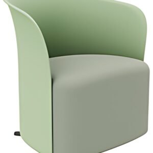 PAPERFLOW Fauteuil visiteur "CROWN", vert