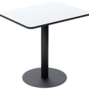 PAPERFLOW Table de bistrot Mezzo, (L)800 x (P)600 mm, blanc