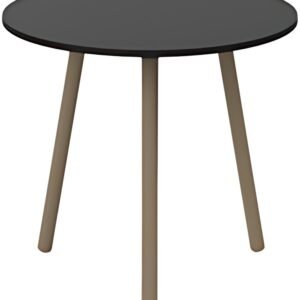PAPERFLOW Table de bistrot PALOMBA, diamètre: 800 mm, noir