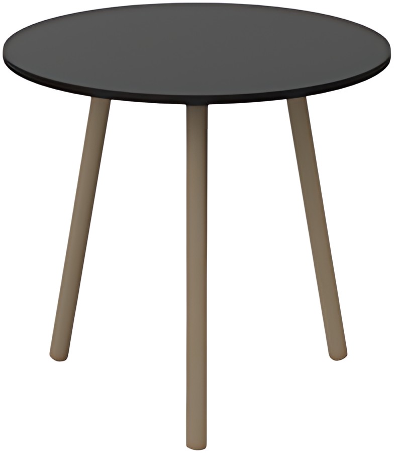 PAPERFLOW Table de bistrot PALOMBA, diamètre: 800 mm, blanc