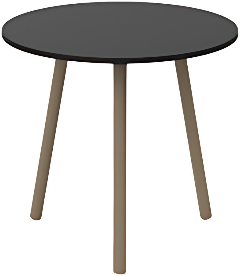 PAPERFLOW Table de bistrot PALOMBA, (L)800 x (P)800 mm, noir