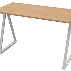 PAPERFLOW Bureau easyHome LV9, blanc/hêtre