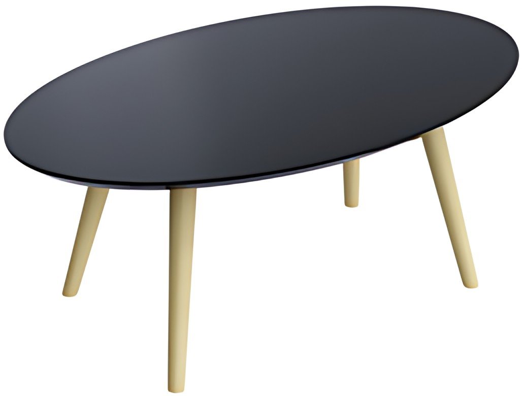 PAPERFLOW Table d'appoint MEET, (L)1.150 x (P)600 mm, noir