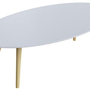 PAPERFLOW Table d'appoint MEET, (L)1.150 x (P)600 mm, blanc