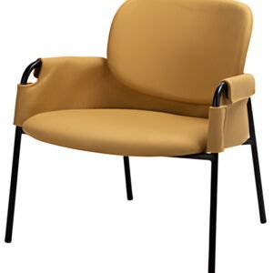 PAPERFLOW Fauteuil visiteur CLOTH, jaune