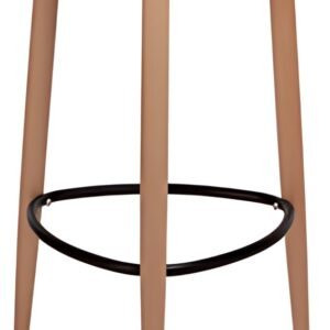 PAPERFLOW Chaise de bar LUCK, set de 2, en hêtre