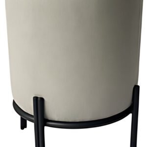 PAPERFLOW Tabouret NEST, rond, revêtement: gris