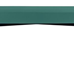 PAPERFLOW Banc oval GAIA, taille L, habillage tissu, vert