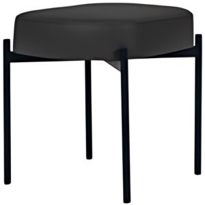 PAPERFLOW Banc oval GAIA, taille S, habillage similicuir