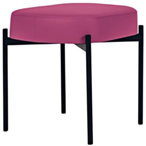 PAPERFLOW Banc oval GAIA, taille S, habillage similicuir
