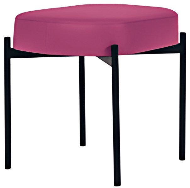 PAPERFLOW Banc oval GAIA, taille S, habillage similicuir