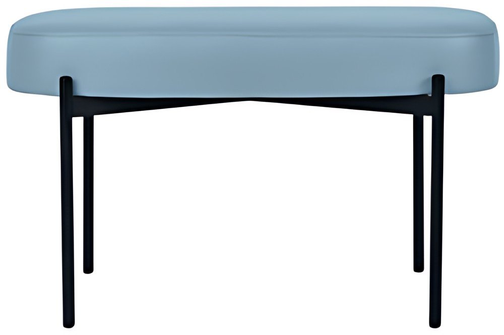 PAPERFLOW Banc oval GAIA, taille M, habillage similicuir