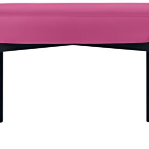 PAPERFLOW Banc oval GAIA, taille M, habillage similicuir