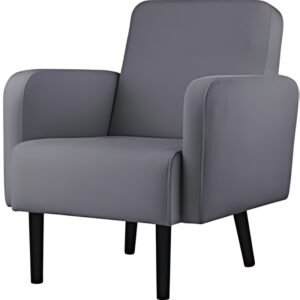 PAPERFLOW Fauteuil LISBOA, habillage en tissu, gris
