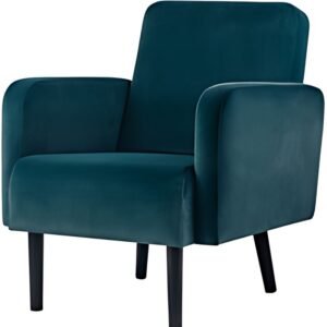 PAPERFLOW Fauteuil LISBOA, habillage en velours, vert